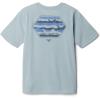 Columbia Baby-Boys PFG Short Sleeve Graphic Tee(Crushed Blue/Pow Hex)