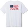 Columbia Baby-Boys PFG Short Sleeve Graphic Tee(White/Pfg Boys Fish Flag Graphic)