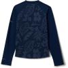 Columbia Baby-Boys Sandy Shores Printed Long Sleeve Sunguard(Coll Navy Pasteled Tonal/Coll Navy)