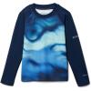 Columbia Baby-Boys Sandy Shores Printed Long Sleeve Sunguard(Coll Navy Undercurrent/Coll Navy)