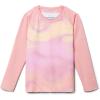 Columbia Baby-Boys Sandy Shores Printed Long Sleeve Sunguard(Salmon Rose Undercurrent/Cosmos)