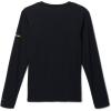 Columbia Boys La Poudre Pass Long Sleeve Tee(Black  Linear Peak Camo)