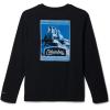 Columbia Boys La Poudre Pass Long Sleeve Tee(Black/Arid Trails)