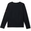 Columbia Boys La Poudre Pass Long Sleeve Tee(Black/Barely Tested Tough)