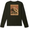 Columbia Boys La Poudre Pass Long Sleeve Tee(Greenscape/Arid Trails)