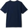 Columbia Boys La Poudre Pass Short Sleeve Tee(Collegiate Navy/Furry Friend)