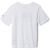 Columbia Boys La Poudre Pass Short Sleeve Tee(White  Abearica)