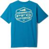 Columbia Boys PFG Short Sleeve Seasonal Graphic Tee(Blue Echo/High Side Simple Marlin)