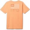 Columbia Boys PFG Short Sleeve Seasonal Graphic Tee(Bright Nectar/Fish Star Trout Graphic)