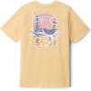 Columbia Boys PFG Short Sleeve Seasonal Graphic Tee(Cocoa Butter/Tarpon Rise Graphic)