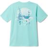 Columbia Boys PFG Short Sleeve Seasonal Graphic Tee(Gulf Stream/Tarpon Rise Graphic)