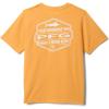 Columbia Boys PFG Short Sleeve Seasonal Graphic Tee(Summer Orange/High Side Simple Marlin)