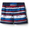 Columbia Boys Sandy Shores Boardshort, Moisture-Wicking, UV Sun Protection(Collegiate Navy Texture Stripe)