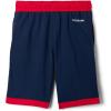 Columbia Boys Sandy Shores Boardshort, Moisture-Wicking, UV Sun Protection(Collegiate Navy/Mountain Red)