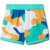 Columbia Boys Sandy Shores Boardshort, Moisture-Wicking, UV Sun Protection(Electric Turquoise Mod Camo)