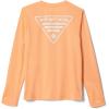 Columbia Boys Terminal Tackle PFG Triangle Logo Long Sleeve(Bright Nectar/White)