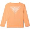 Columbia Boys Terminal Tackle PFG Triangle Logo Long Sleeve(Bright Nectar/White)