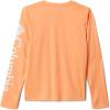 Columbia Boys Terminal Tackle PFG Triangle Logo Long Sleeve(Bright Nectar/White Logo)