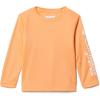 Columbia Boys Terminal Tackle PFG Triangle Logo Long Sleeve(Bright Nectar/White Logo)