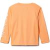 Columbia Boys Terminal Tackle PFG Triangle Logo Long Sleeve(Bright Nectar/White Logo)