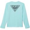 Columbia Boys Terminal Tackle PFG Triangle Logo Long Sleeve(Gulf Stream/Black)