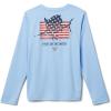 Columbia Boys Terminal Tackle PFG Triangle Logo Long Sleeve(Sail/Pfg Y Fins & Stripes)