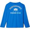 Columbia Boys Terminal Tackle PFG Triangle Logo Long Sleeve(Vivid Blue/Hull Mark Marlin)