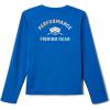 Columbia Boys Terminal Tackle PFG Triangle Logo Long Sleeve(Vivid Blue/Hull Mark Marlin)