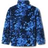 Columbia Boys’ Zing Fleece Jacket Jacket(Bright Indigo Weave Print)