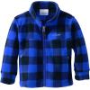 Columbia Boys’ Zing Fleece Jacket Jacket(Hyper Blue/Lumberjack)