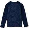 Columbia Unisex Kids Sandy Shores Printed Long Sleeve Sunguard(Coll Navy Pasteled Tonal/Coll Navy)
