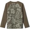Columbia Unisex Kids Sandy Shores Printed Long Sleeve Sunguard(Stone Green Pasteled Tonal/Stone Green)