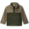 Columbia baby-girls Steens Mtn Ii 1/4 Snap Fleece Pull-over(Greenscape/Stone Green)