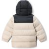 Columbia boys Puffect Hooded Jacket(Dark Stone/Black)