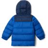 Columbia boys Puffect Hooded Jacket(Mountain Blue/Collegiate Navy)