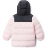 Columbia boys Puffect Hooded Jacket(Satin Pink/Black)