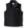 Columbia boys Steens Mountain Fleece Vest(Black)