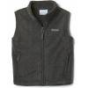Columbia boys Steens Mountain Fleece Vest(Charcoal Heather)