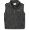 Columbia boys Steens Mountain Fleece Vest(Charcoal Heather)