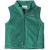 Columbia boys Steens Mountain Fleece Vest(Pine Green)
