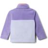 Columbia boys Steens Mountain II 1/4 Snap Fleece Pull-over(Snowdrift/Paisley Purple)