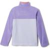 Columbia boys Steens Mountain II 1/4 Snap Fleece Pull-over(Snowdrift/Paisley Purple)