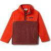 Columbia boys Steens Mountain II 1/4 Snap Fleece Pull-over(Spice/Spicy)
