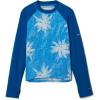 Columbia Baby-Boys Sandy Shores Printed Long Sleeve Sunguard(Compass Blue Topo Palms/Bright Indigo)