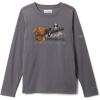 Columbia Boys La Poudre Pass Long Sleeve Tee(City Grey/Trailhound)