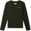 Columbia Boys La Poudre Pass Long Sleeve Tee(Greenscape/Arid Trails)
