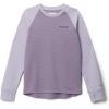 Columbia Boys’ Tech Trail Utility Warm Long Sleeve(Shale Purple/Lavender Pearl)