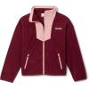 Columbia boys Pike Lake II Hooded Jacket(Rich Wine/Eraser Pink)
