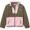 Columbia boys Pike Lake II Hooded Jacket(Stone Green/Satin Pink)