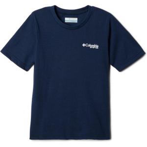 Columbia Baby-Boys PFG Short Sleeve Graphic Tee(Collegiate Navy/Pfg Triangle Graphic)